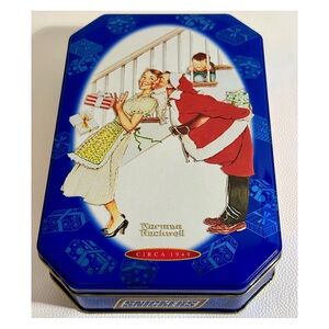 Snickers · Norman Rockwell Christmas Tin · Limited Edition 2001 · Vintage Decor